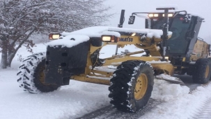 Karla Mücadele Ekipleri Görev Başında