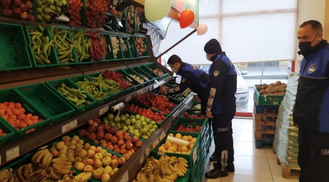 Büyükşehirden Etiket Barkod ve Hijyen Denetimi