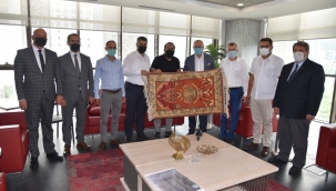 Gördesli Muhtarlardan Başkan Ergün'e Ziyaret