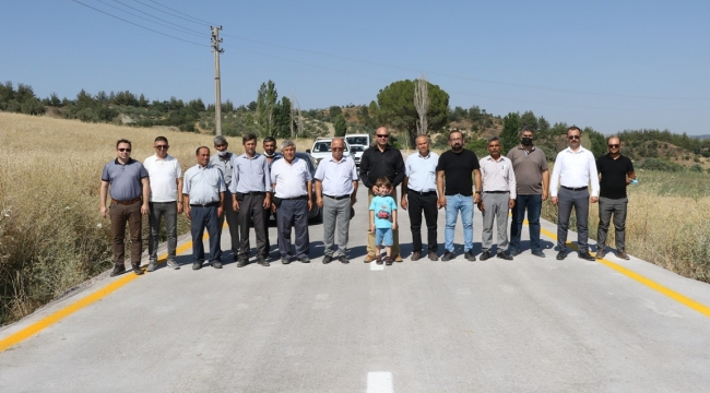 Beton Yol Gördes'le Salihli'yi Bağlıyor