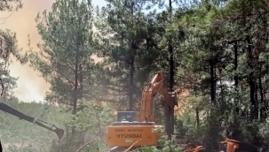 Gördes Belediyesinden Muğla'ya İş Makinesi Desteği