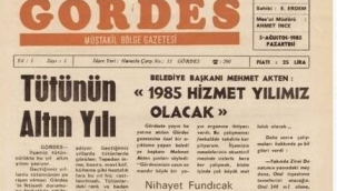 Gördes Gazetesi 37. Yılına Girdi