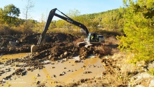 Doğanpınar'da Taşkınlara Karşı Önlem