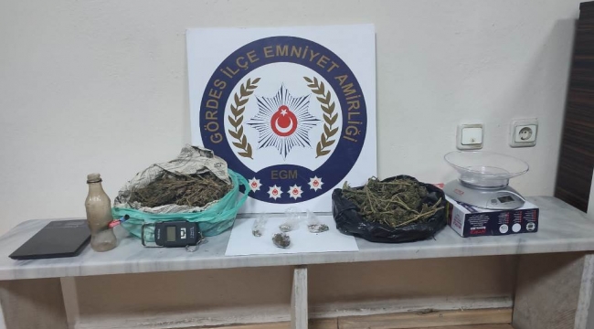 Gördes'te Uyuşturucu Operasyonu