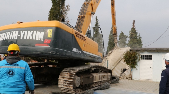 Tarihi Su Deposunun Yıkımı Tamamlandı