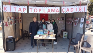 Anadolu Lisesi Kitap Toplama Çadırı Desteklerinizi Bekliyor