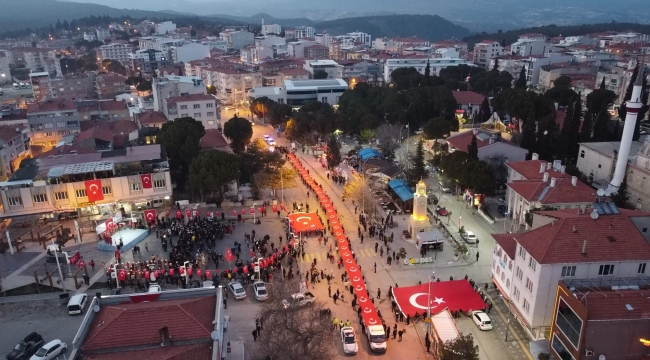 Gördes Şehit Makbule İçin Yürüdü