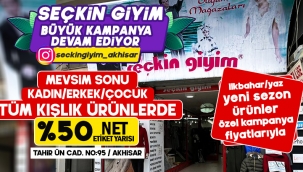 Seçkin Giyim Akhisar'da Büyük Kampanya Devam Ediyor