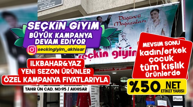Seçkin Giyimde İlkbahar & Yaz Yeni Sezon Ürünlere Özel Kampanya