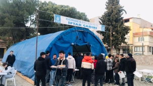 Belediye'nin İftar Çadırına Yoğun İlgi