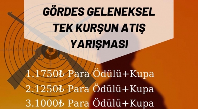 Avılar Kulübünden Tek Kurşun Atış Yarışması