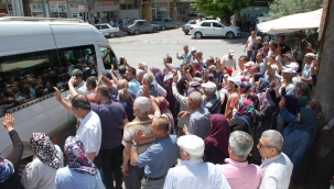 Hacı Adayları Dualarla Uğurlandı