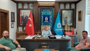 Yüklenici Firmadan Başkan Akyol'a Ziyaret