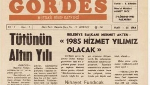 Gördes Gazetesi 38 Yaşında