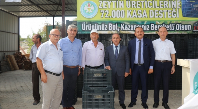 Zeytin Üreticisine Kasa Desteği