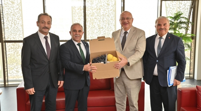 Başkan Akyol'dan Başkan Ergün'e Ziyaret