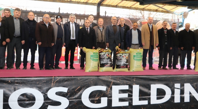 621 Üreticiye 130 Ton Gübre