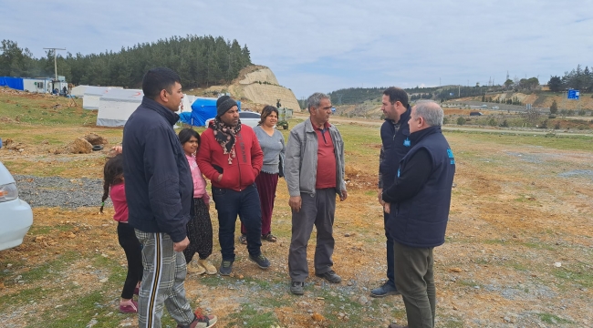 Başkan Akyol Deprem Bölgesinde