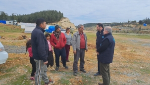 Başkan Akyol Deprem Bölgesinde