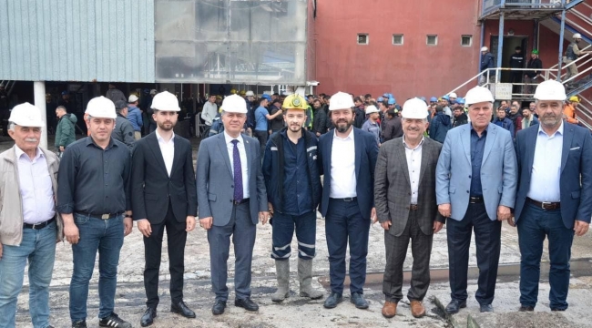 Milletvekilleri Özkan ve Balta Maden Emekçileriyle Buluştu