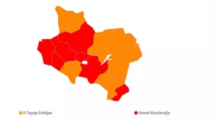 Manisa'da Erdoğan %50.20 ile Kazandı