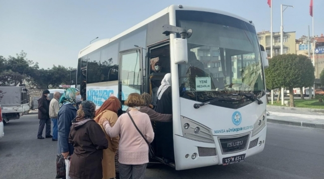 Büyükşehirden Mezarlıklara Ücretsiz Ring Servisi Hizmeti