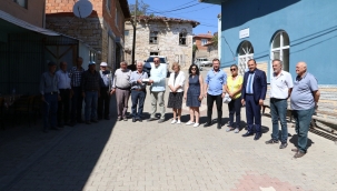 Büyükşehir ve MASKİ'den Beğel'e Ziyaret