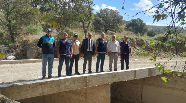 Yakaköy'de Menfez Montajı Tamamlandı