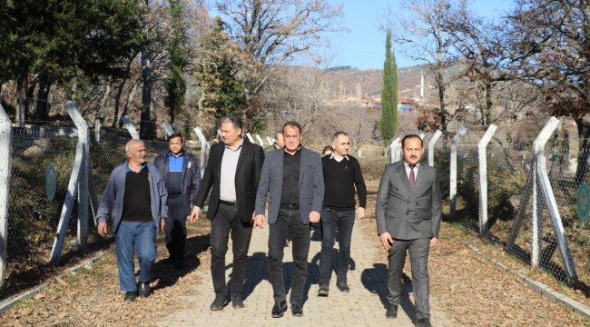 Beğel ve Çağlayan Mezarlıkları Güvenli Hale Geldi