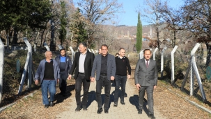 Beğel ve Çağlayan Mezarlıkları Güvenli Hale Geldi