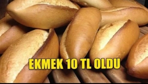 Ekmek 10 TL Afiyet Olsun