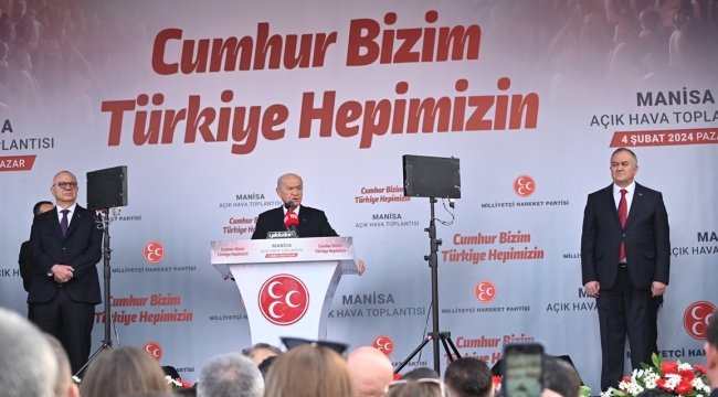 MHP Genel Başkanı Bahçeli Manisalılara Hitap Etti