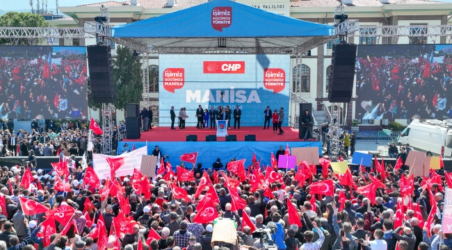 CHP Genel Başkanı Özel Memleketi Manisa'da Konuştu