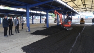 Kapalı Pazaryeri Bakıma Alındı