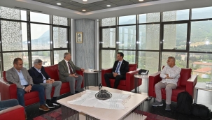 Başkan Zeyrek Gazeteciler Cemiyetini Ağırladı