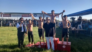 Güreşçilerimiz Çağlak Festivalinde Madalya Kazandı