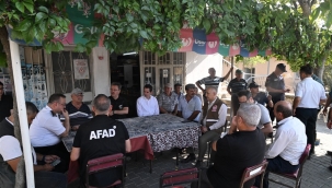 Vali Ünlü Yangından Etkilenen Mahalleleri Ziyaret Etti