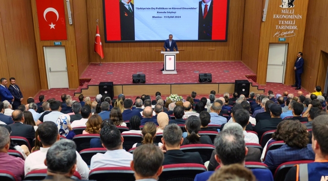 Dışişleri Bakanı Fidan, Manisa'ya Geldi