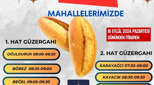 Halk Ekmek Kırsal Mahallelere de Ulaşıyor