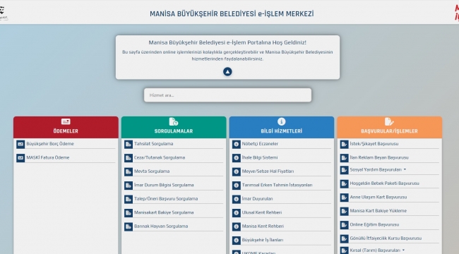 Büyükşehirden Vatandaşa E-Belediye Kolaylığı