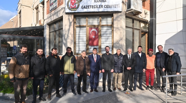 Büyükşehirden Manisa Gazeteciler Cemiyetine Ziyaret