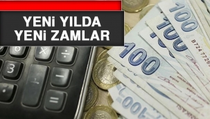 Yeni Yıla Zamlarla Girdik