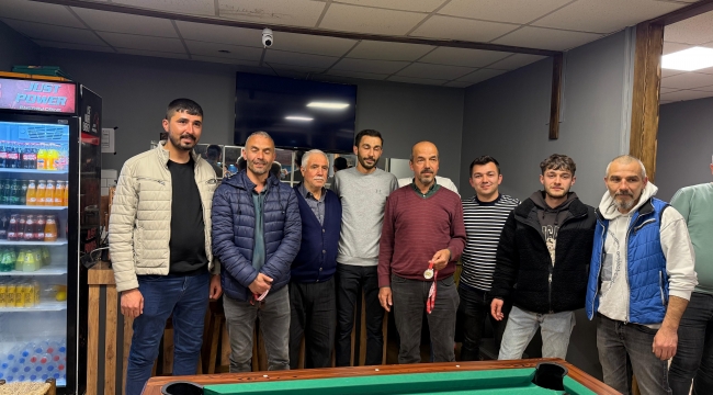 Bilardo Turnuvasında Şampiyon Eray Nebi Uğur