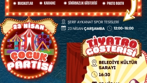 Belediyeden 23 Nisana Özel Etkinlikler