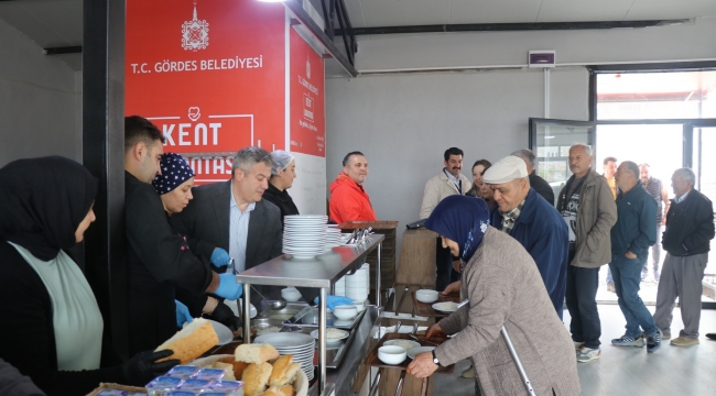Gördes Kent Lokantası Hizmete Geçti
