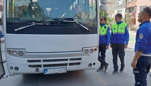 Büyükşehirden Servis Araçlarına Denetim