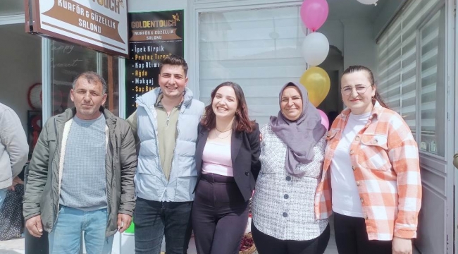 Golden Touch Kuaför & Güzellik Salonu Açıldı