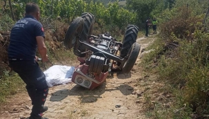 Traktör Devrildi 1 Kişi Hayatını Kaybetti