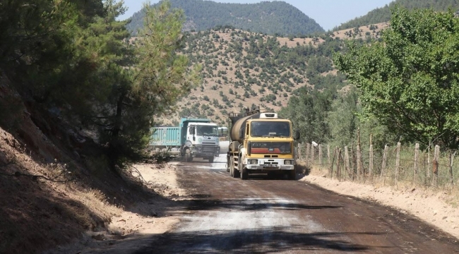 Karaağaç Yakaköy Yolunda Asfaltlama Başladı