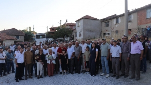 Asfaltlanan Bağlantı Yolları İçin Tören Düzenlendi